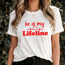 Load image into Gallery viewer, Soulmate Shirt, Lifeline TShirt, Couple Tshirt, Valentine Shirt, Valentines Tshirt, Valentine Gift, Couple Gifts, Bride Shirt, Groom Shirt
