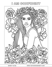 Load image into Gallery viewer, A Black Girl Affirmation Coloring Book Digital Download Art, Digital Coloring Book Instant Download, Digital Files, Digital Art, Printable
