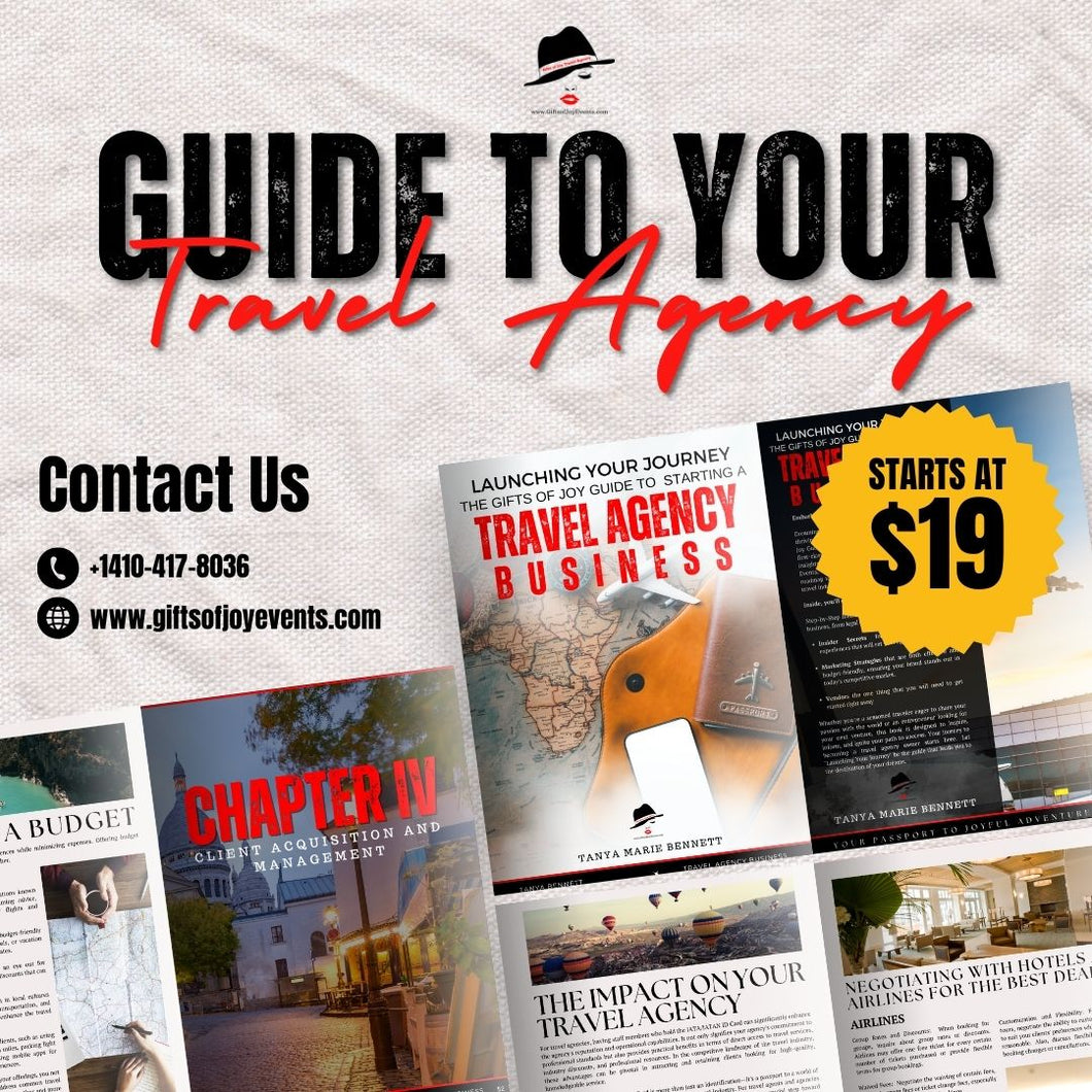 Launching Your Travel Agency: A Gifts of Joy Guide