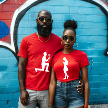 Load image into Gallery viewer, Cute Valentine Couple Shirt, Lover TShirt, Couple Tshirt, Valentine Shirt, Valentines Tshirt, Valentine Gift, Anniversary Gift, Couple Gifts
