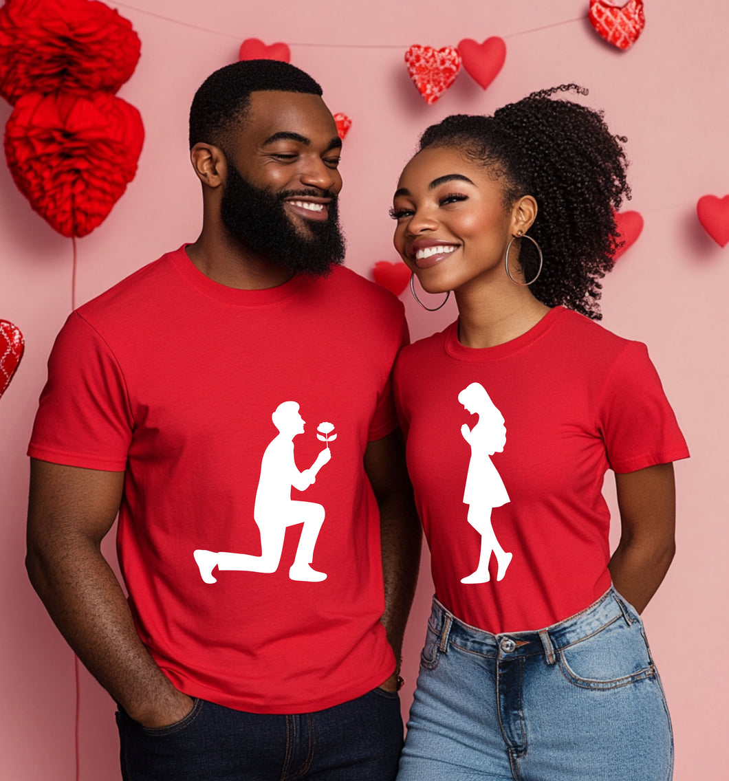 Cute Valentine Couple Shirt, Lover TShirt, Couple Tshirt, Valentine Shirt, Valentines Tshirt, Valentine Gift, Anniversary Gift, Couple Gifts